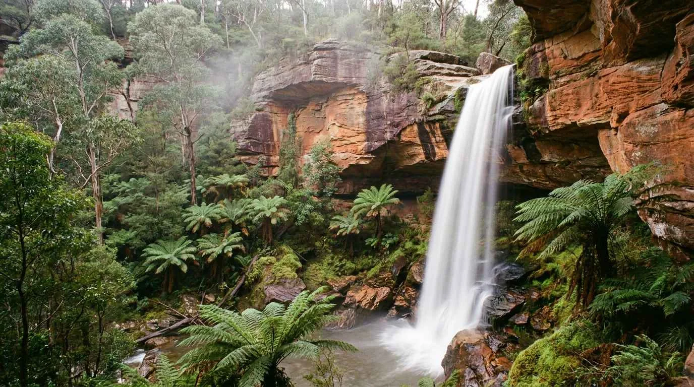 Waterfall track Blue Mountains